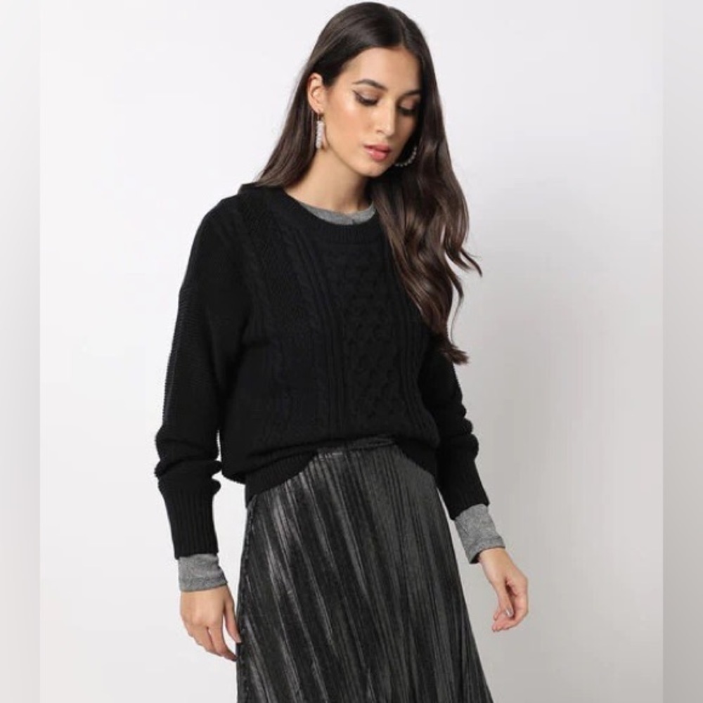 NWT Gap Fisherman Cable Knit Crewneck Sweater
